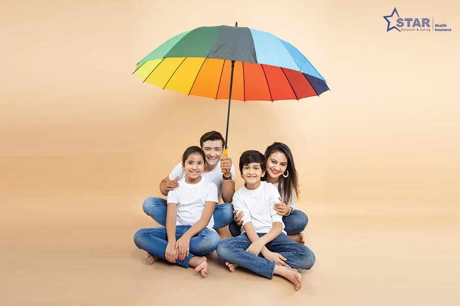 Family protected under a Star Health insurance plan
